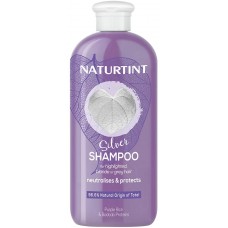 Naturtint dzeltenu toni neitralizējošs šampūns gaišiem, sirmiem matiem Silver, 330ml