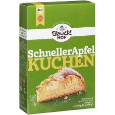 Bauckhof BIO bezglutēna ābolu pīrāga miltu maisījums, 2*250g