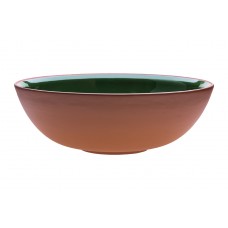 Vaidava Ceramics kolekcija Zeme bļoda sūnu zaļa, 300x100mm, 3l