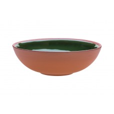Vaidava Ceramics kolekcija Zeme bļoda sūnu zaļa, 165x65mm, 0,6l