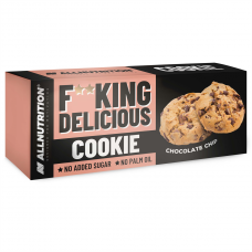 Allnutrition F**king Delicious cepumi ar šokolādes gabaliņiem, bez pievienota cukura, 135g