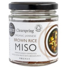 Clearspring BIO sojas un brūno rīsu miso pasta, 150g