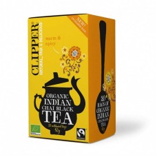 Clipper BIO bio melnā tēja ar indiešu chai garšvielām 20pac./50g