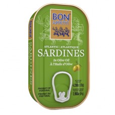 Bon Appetit sardīnes olīveļļā, 120g