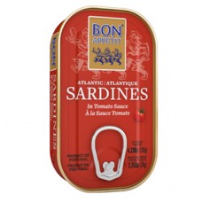 Bon Appetit sardīnes tomātu mērcē, 120g