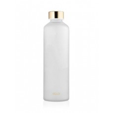 Equa Mismatch stikla ūdens pudele matēta Velvet White, 750ml