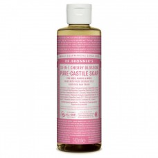 Dr. Bronner`s šķidrās ziepes ar ķiršu ziedu aromātu "18 in 1", 240ml