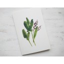 Mydesignpictures atverama kartīte 10*15 cm Green Leaves
