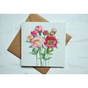 Mydesignpictures atverama kartīte 13*13 cm Pink Peonies