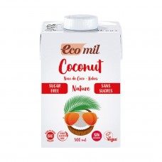 Ecomil BIO bezglutēna kokosriekstu dzēriens bez cukura, 500ml