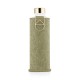 Equa Mismatch stikla ūdens pudele ar filca apvalku Pistachio, 750ml