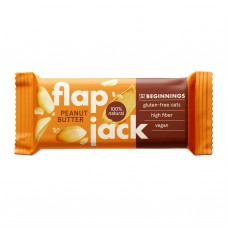 The Beginnings FlapJack bezglutēna auzu pārslu un zemesriekstu batoniņš, 60g