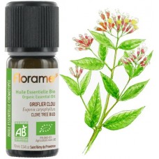Florame organiska krustnagliņas ēteriskā eļļa, 10ml