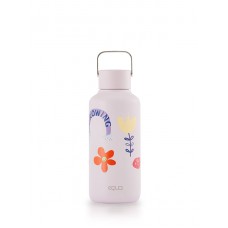 Equa Timeless tērauda ūdens pudele Flower, 600ml
