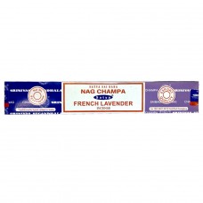 Satya smaržkociņi mix Nag Champa & French Lavender, 8x2g