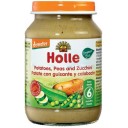 Holle BIO kartupeļu, zirņu un cukīni biezenis no 6 mēn., 190g