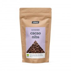 ICONFIT BIO drupinātas kakao pupiņas, 200g