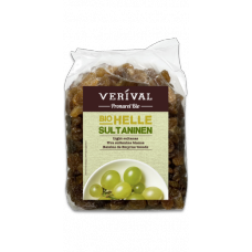Verival BIO gaišās rozīnes, 250g 