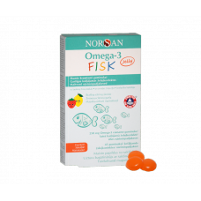 Norsan Omega-3 Kids Jelly dabiskas zivju eļļas pastilas bērniem, 120 gb.