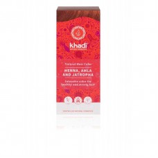 Khadi augu izcelsmes matu krāsa "Henna, Amla & Jatropha", 100g