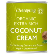 Clearspring BIO kokosriekstu krēms putošanai, 200ml
