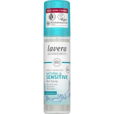 Lavera Basis Sensitiv Natural & Sensitive 48h izsmidzināmais dezodorants ar bio alveju un minerāliem, 75ml