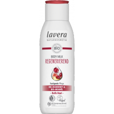 Lavera mīkstinošs ķermeņa pieniņš ar bio dzērvenēm un argāna eļļu, 200ml
