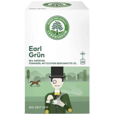 Lebensbaum BIO zaļā tēja "Earl Green" ar bergamotes un citronu eļļu, 20pac