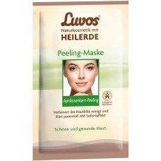 Luvos māla maska ar aprikožu kauliņu pīlingu 2 x 7,5ml