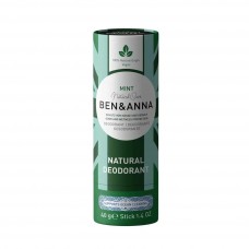 Ben&Anna sausais sodas dezodorants / zīmulis kartona iepakojumā "Mint", 40g