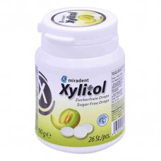 Miradent Xylitol meloņu sūkajamās konfektes ar ksilitolu, 26gb