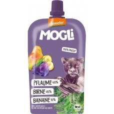Mogli BIO plūmju, bumbieru, banānu biezenis, 120g