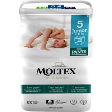 Moltex eko autiņbiksītes - biksītes mazuļiem Junior 9 - 14 kg, 20gb.