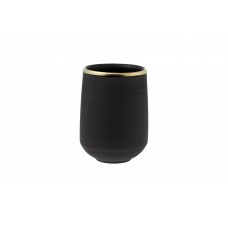 Vaidava Ceramics kolekcija Eclipse Gold krūzīte ar zelta maliņu, 80x105mm, 0,32l