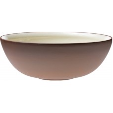 Vaidava Ceramics kolekcija Earth Raw bļoda brūna matēta, 300x100mm, 3,0l