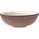 Vaidava Ceramics kolekcija Earth Raw bļoda brūna matēta, 235x85, 2l