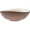 Vaidava Ceramics kolekcija Earth Raw bļoda brūna matēta, izliekta 240x90 mm, 2l
