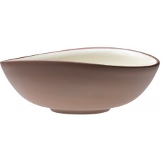 Vaidava Ceramics kolekcija Earth Raw bļoda brūna matēta, izliekta 240x90 mm, 2l