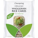 Clearspring BIO bezglutēna pilngraudu rīsu galetes bez sāls, 130g