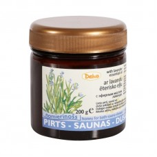 Deiva medus ar lavandas ēterisko eļļu pirtij, saunai, dušai, 200g
