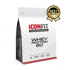 ICONFIT Whey Protein 80 sūkalu proteīns bez garšas, 1kg