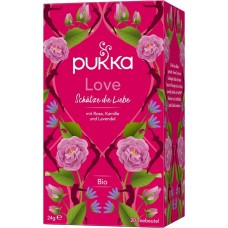 Pukka BIO tēja ar rozēm, kumelīti un lavandu Mīlestība, 20pac.