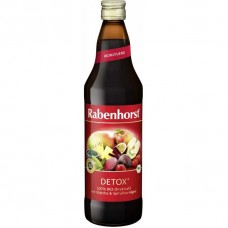 Rabenhorst BIO multiaugļu / biešu sula ar mačas tēju un spirulīnu "Detox", 750ml
