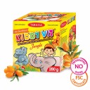 Terezia uztura bagātinātājs bērniem KIDDY VIT džungļi (multivitamīnu želejas figūriņas ar smiltsērkšķiem), 70gb.