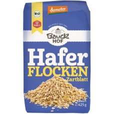 Bauckhof BIO pilngraudu auzu pārslas smalkās, 425g