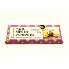 Deiva tumšā šokolāde ar propoliss 5%, 50g