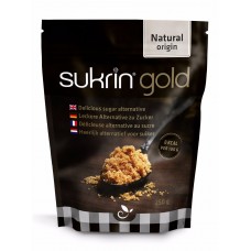 Sukrin Gold brūnais dabīgais saldinātājs (eritritols, stēvija, tagatoze), 250g