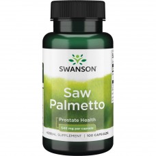 Swanson uztura bagātinātājs Zāģzobainā sabalpalma (Saw Palmettto), 100 kaps.