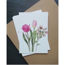 Mydesignpictures kartīte 10*7 cm Spring Flowers