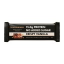 The Beginnings bezglutēna batoniņš ar proteīnu Crunchy Vanilla, bez pievienota cukura, 50g